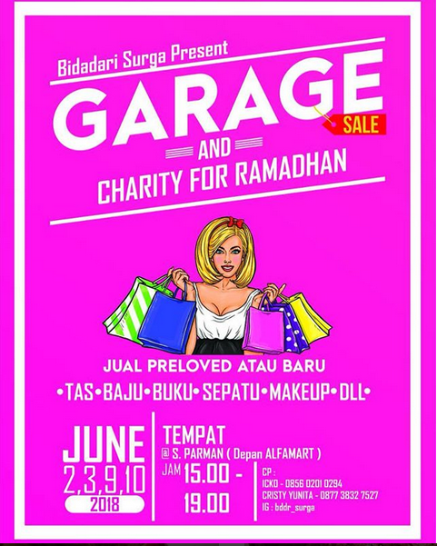 EVENT CILACAP - GARAGE SALE AND CHARITY FOR RAMADHAN